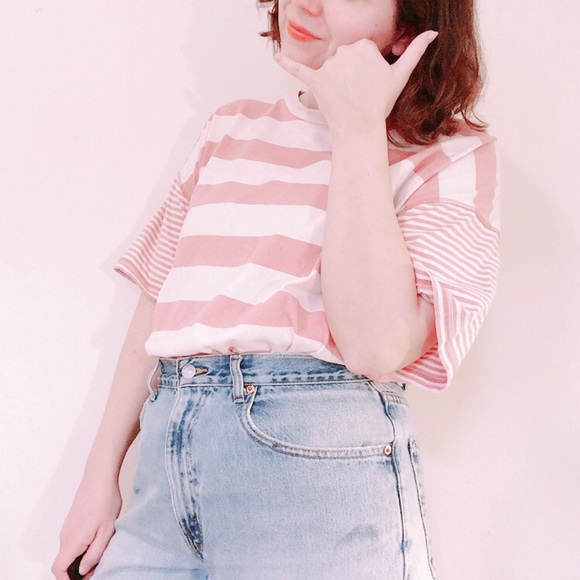 2/$20 Urban Outfitters BDG Boston Oversized Striped Ringer Tee - Picture 10 of 11